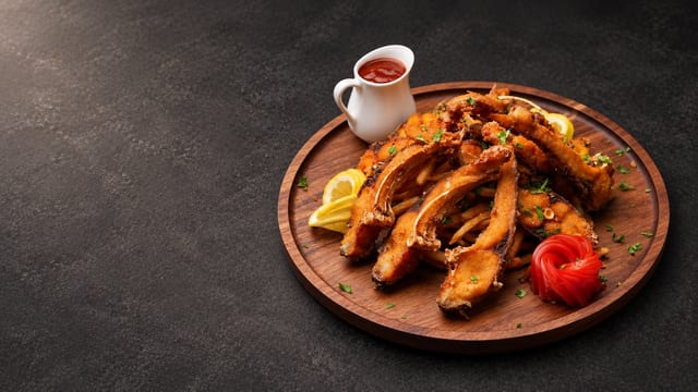 Fried  Buffalo Fish.