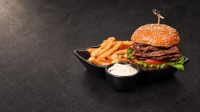 Steak Burger Combo.