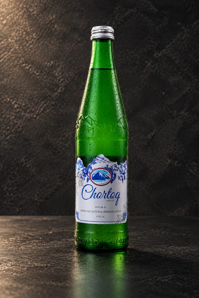 Chortoq Sparkling water.