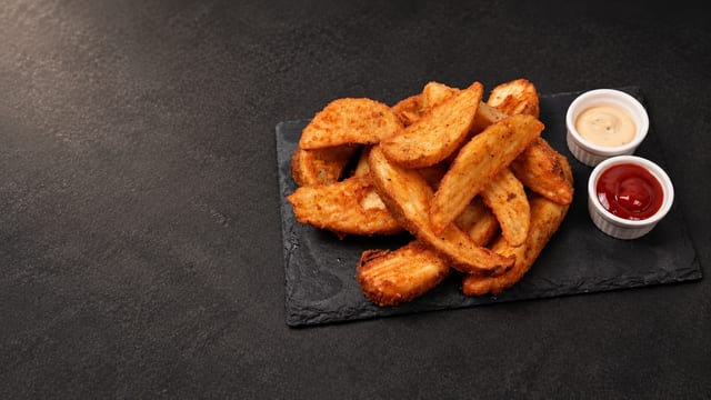 Potato Wedges.