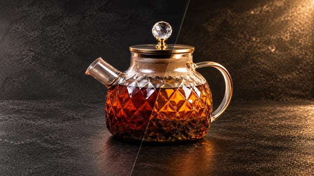 Hot Tea Black or Green Pot.